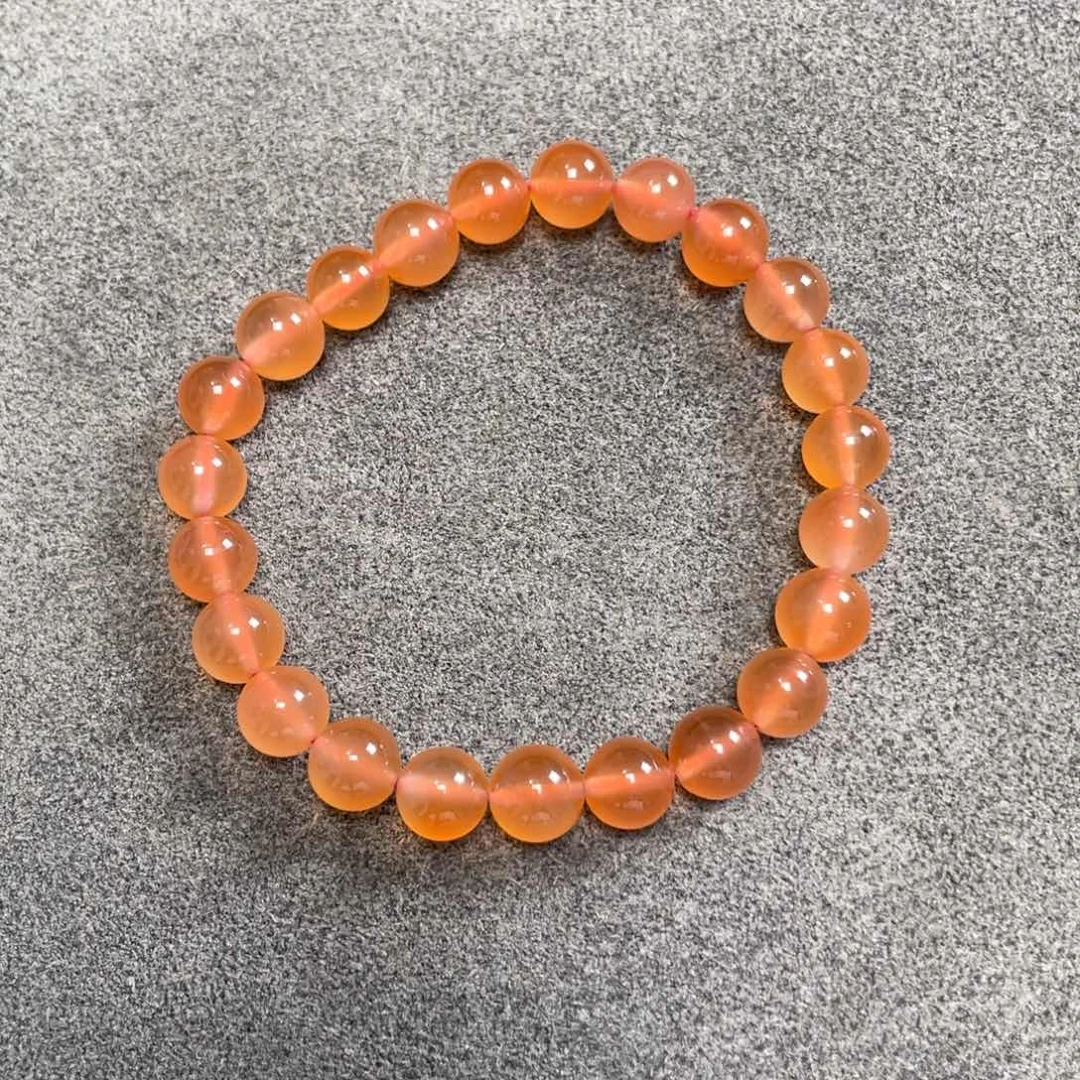 未镶嵌圆珠手串南红玛瑙