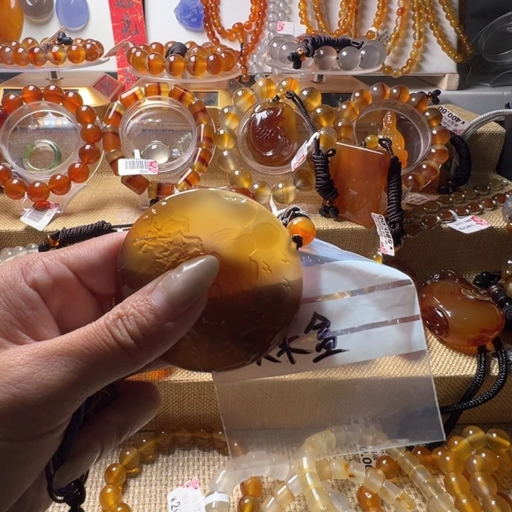 ᵥ***甜合金颈饰玛瑙/玉髓1