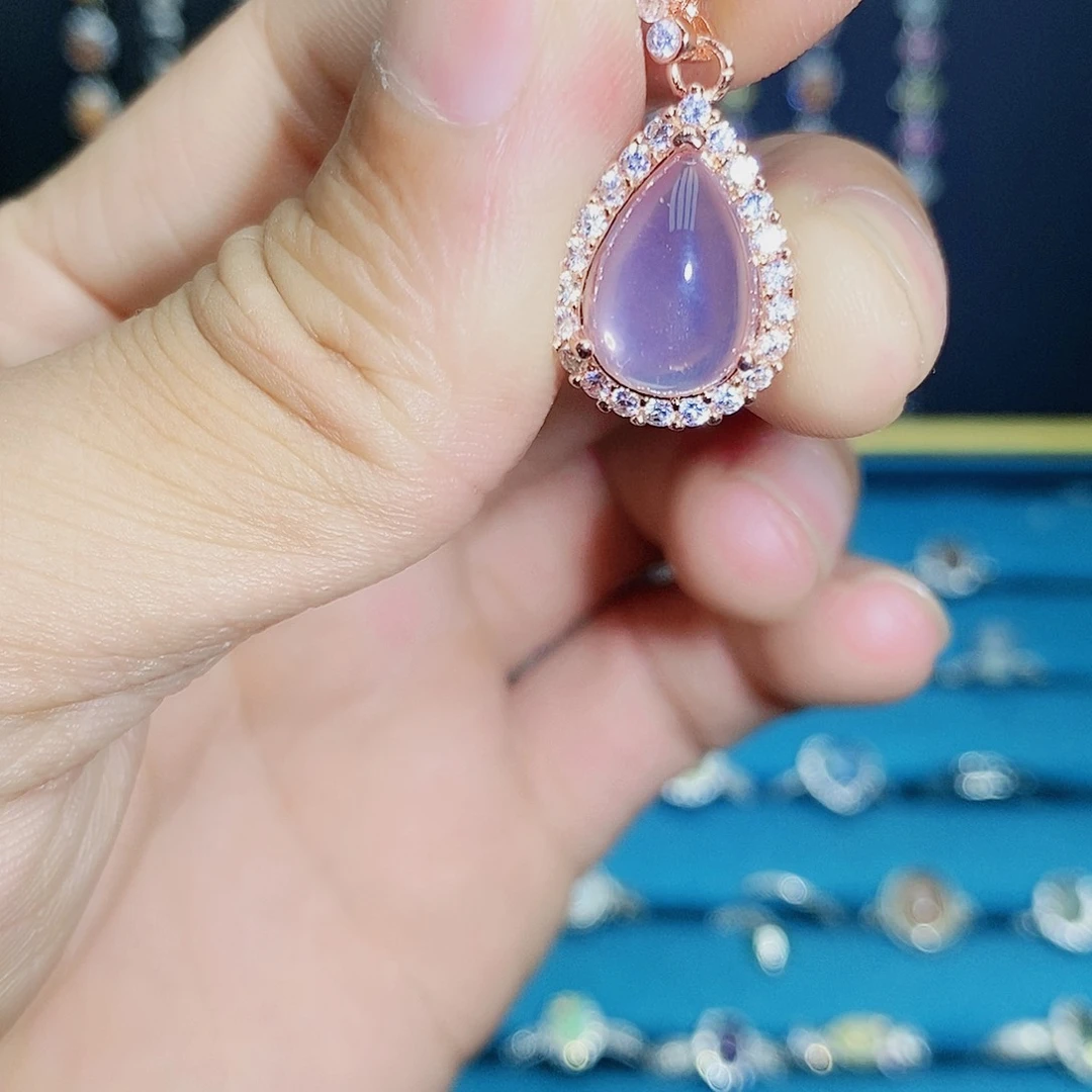 紫晶珠宝半成品未镶嵌