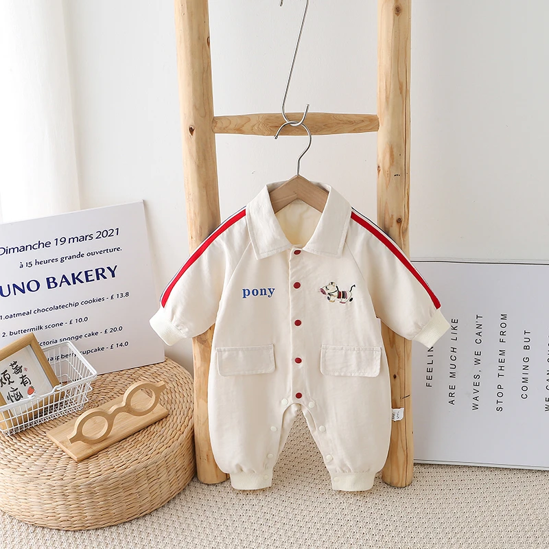 婴儿衣服春装新生儿男女宝宝连体衣满月百天超萌外出哈衣爬服春季