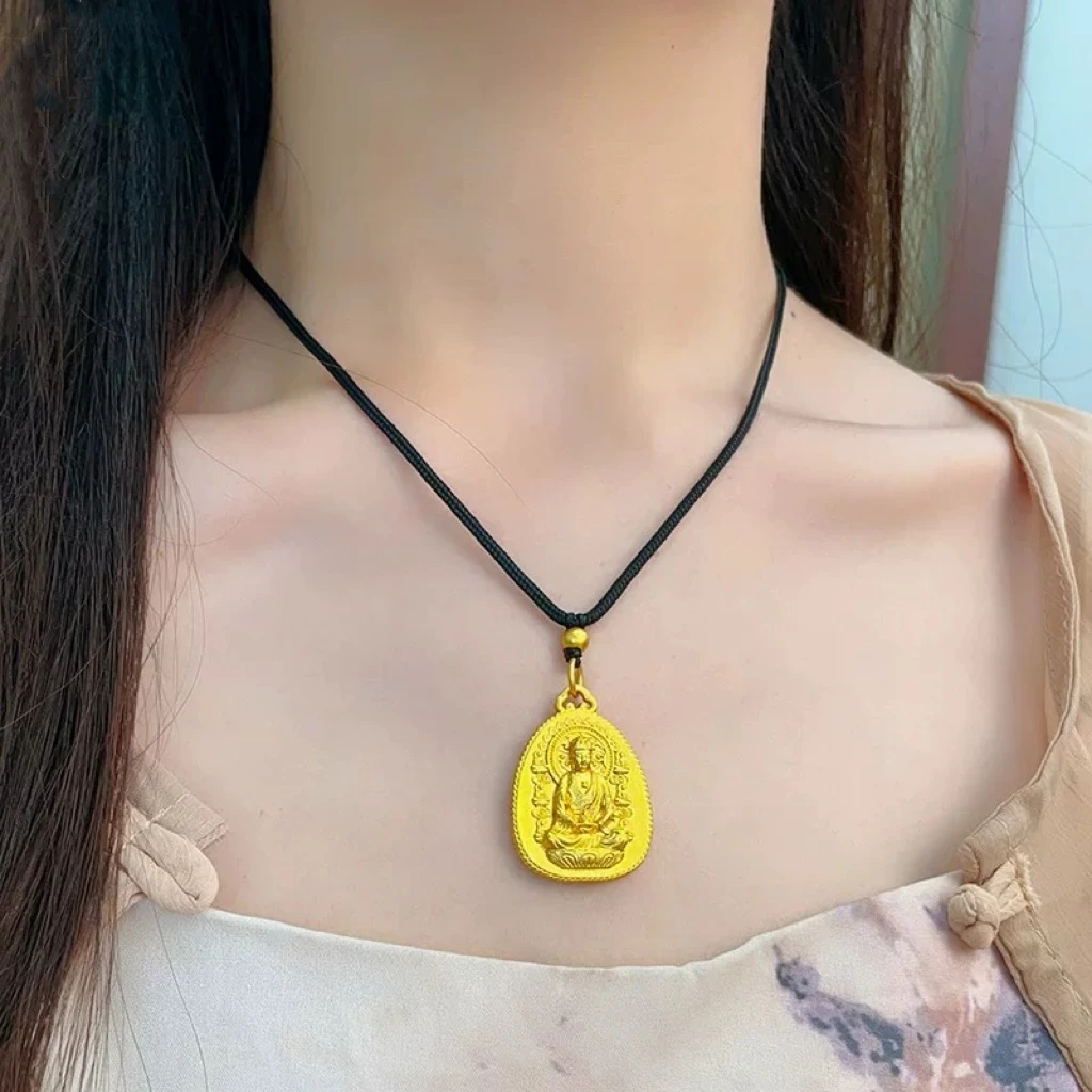 铜合金吊坠 901十二生肖八大守护佛吊坠项链男女本命年礼物