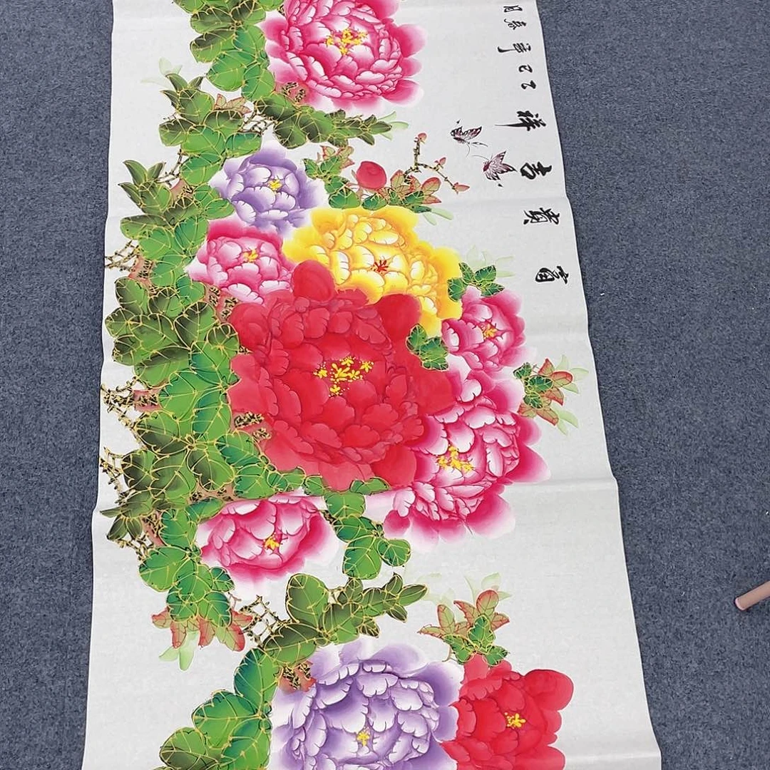 国国画作品小姐姐放漏…