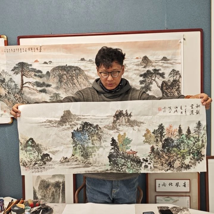 国画贾海瑞老师手绘