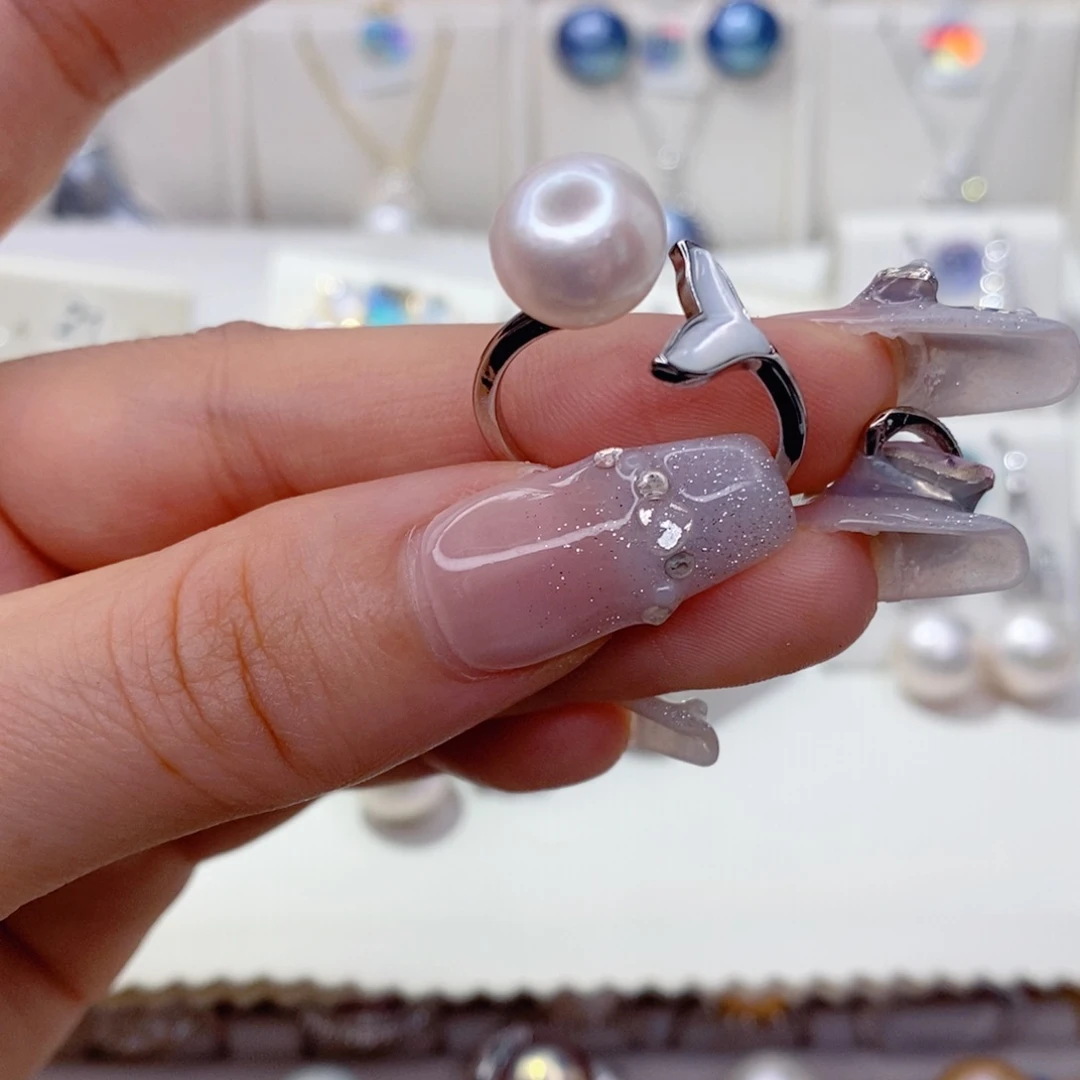 戒指未镶嵌淡水珍珠