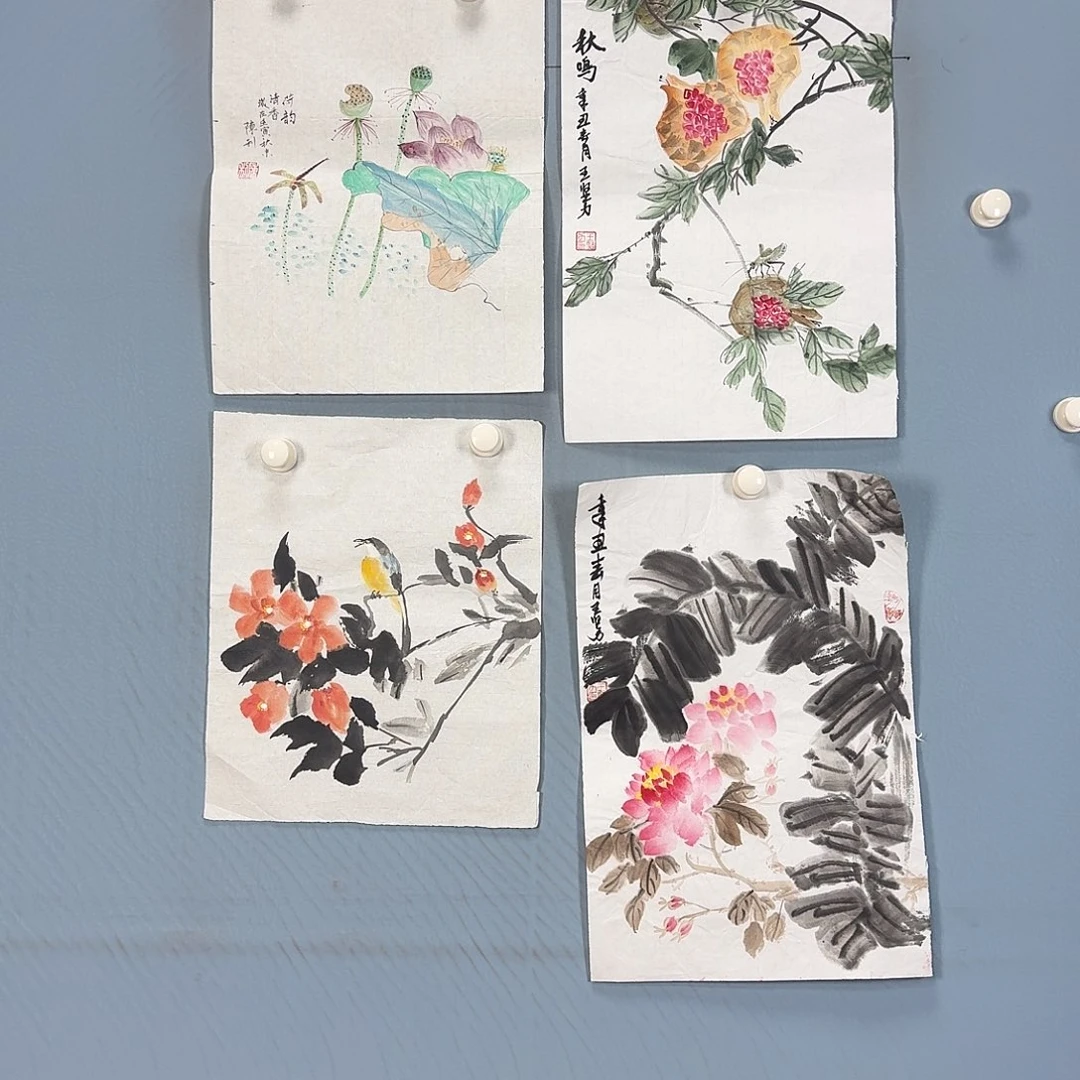 国画631 牡丹一如您的脸颊美丽