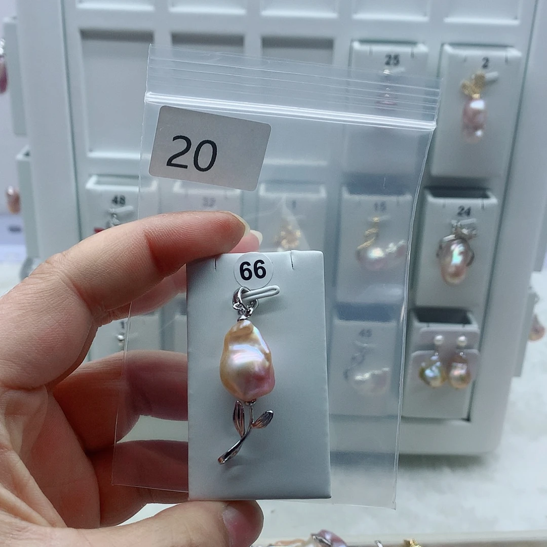 吊坠(不含链)合金淡水珍珠