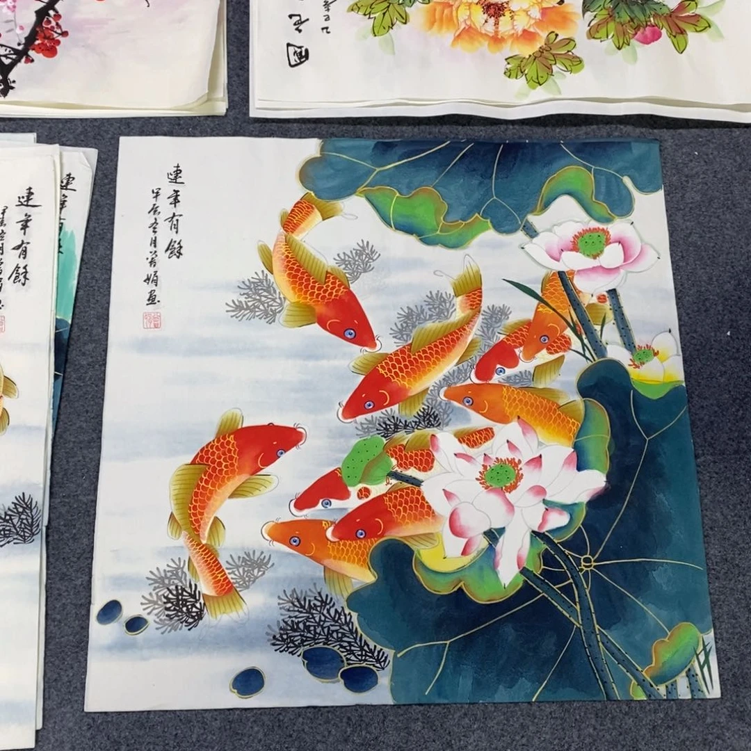 国画68✖️68金线鱼画画画画画画画