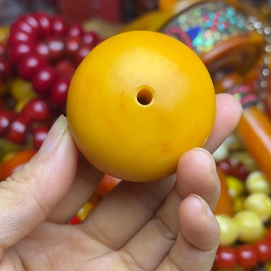 琥珀未镶嵌手链蜜蜡