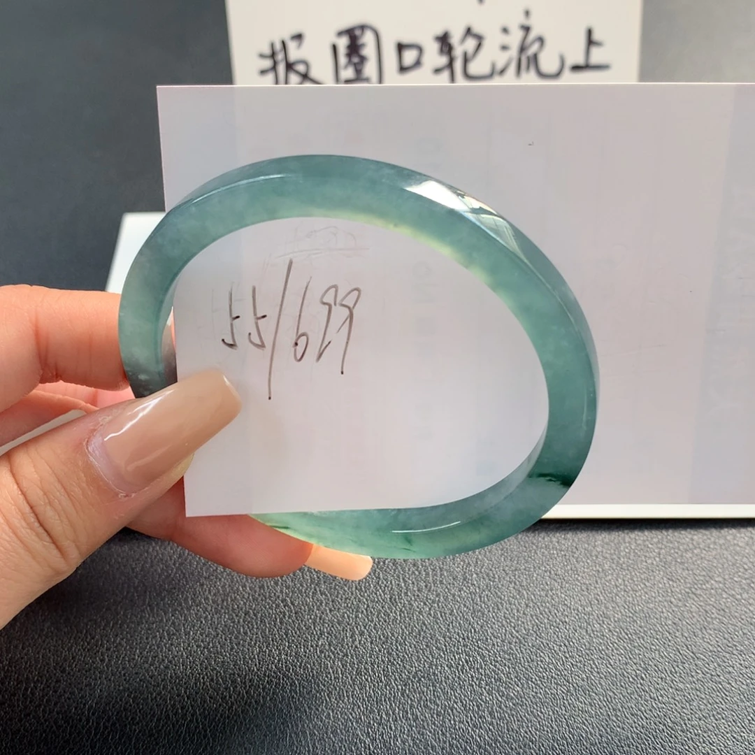 翡翠未镶嵌手镯天然翡翠