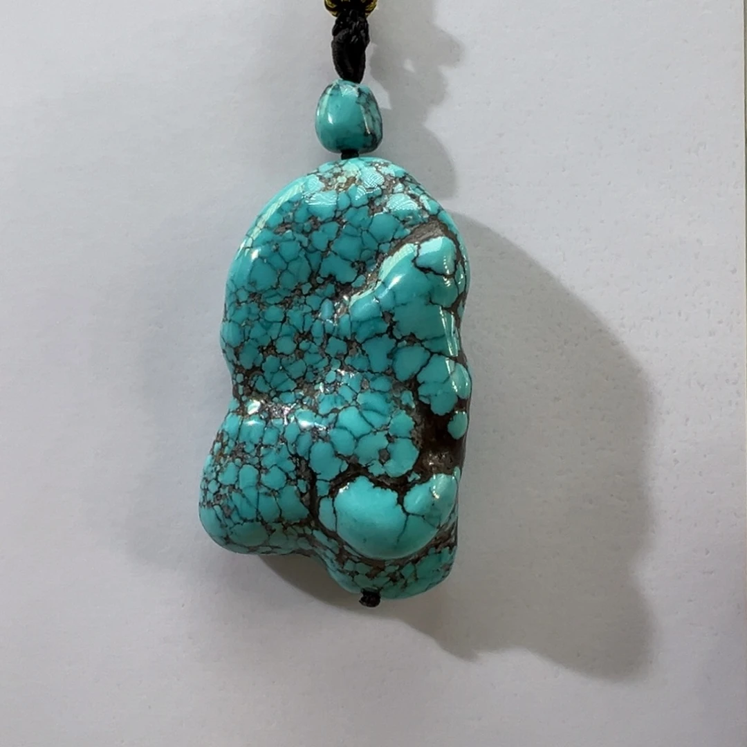 绿松石未镶嵌挂件