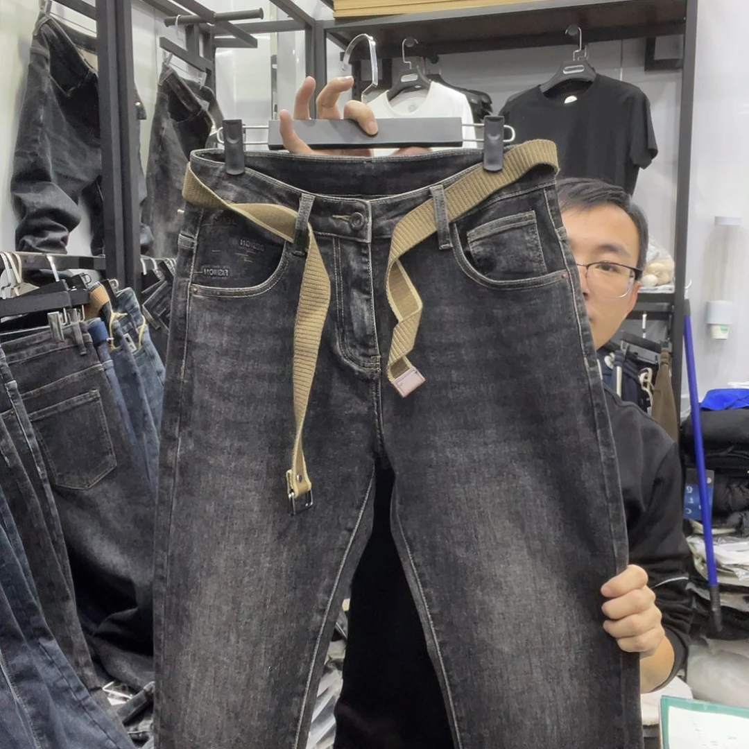 清****32码68531黑牛仔裤