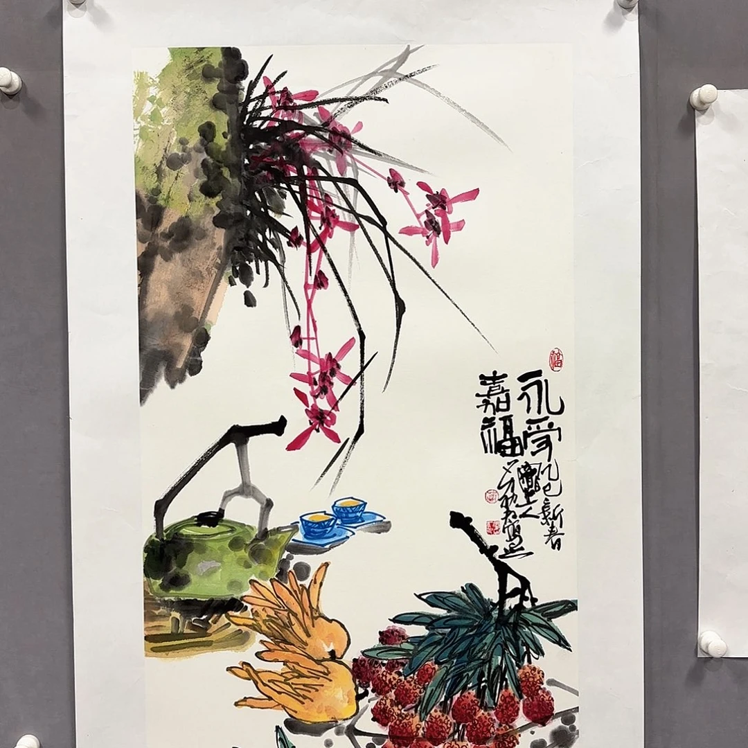 国画国画纯手绘作品请放心去藏