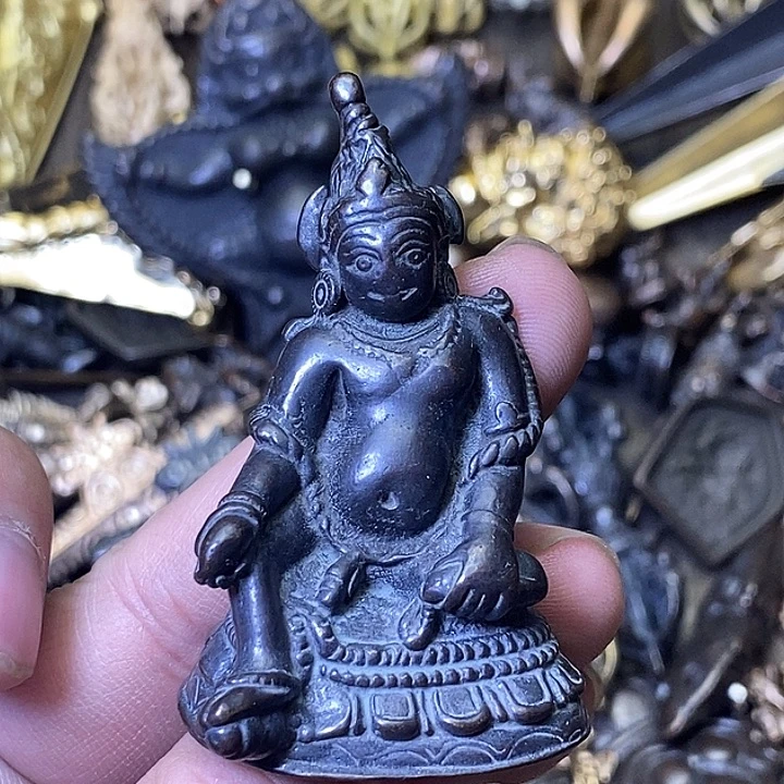 藏传啪啦黄财神摆件