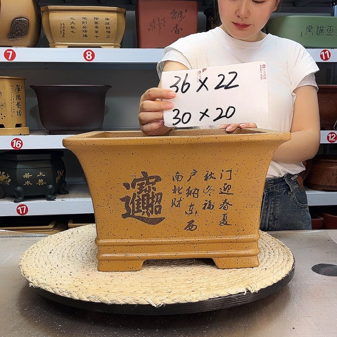 紫砂花盆紫砂花盆