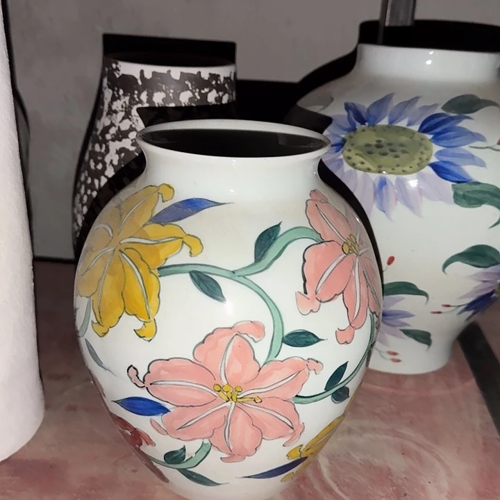 微瑕景德镇手工陶瓷花瓶
