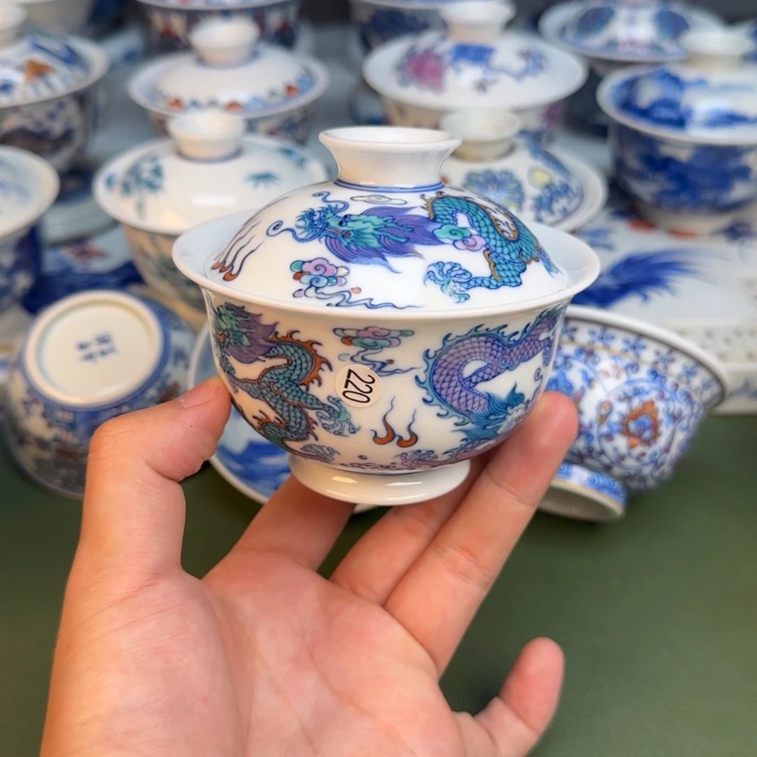 彦祖纯手工手绘茶具220