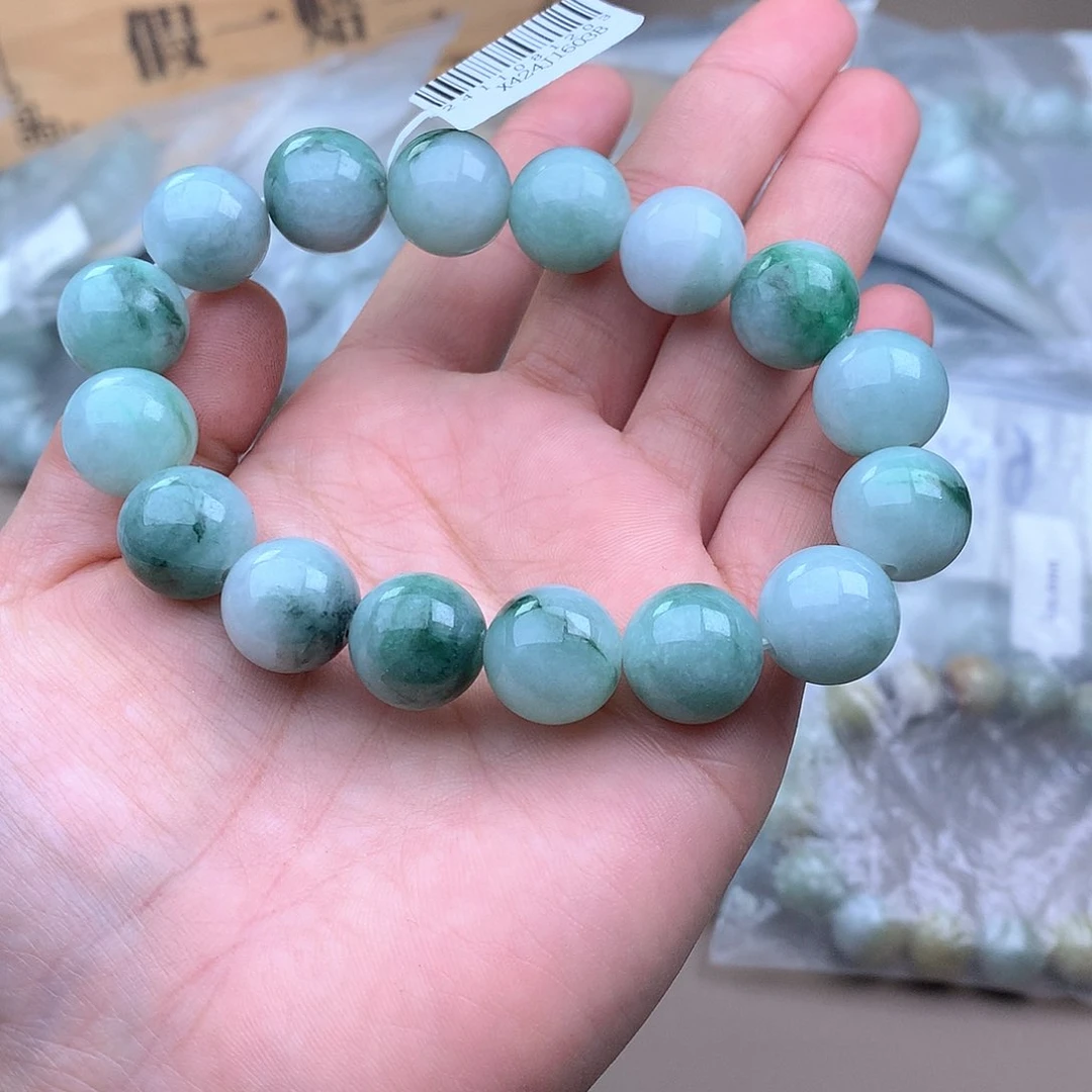 未镶嵌手串定制翡翠