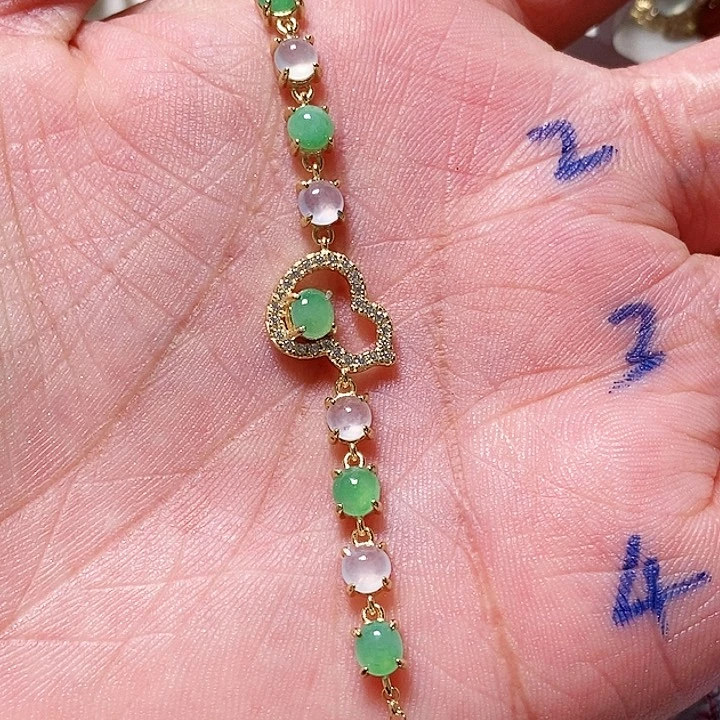 翡翠戒指银S925镶嵌