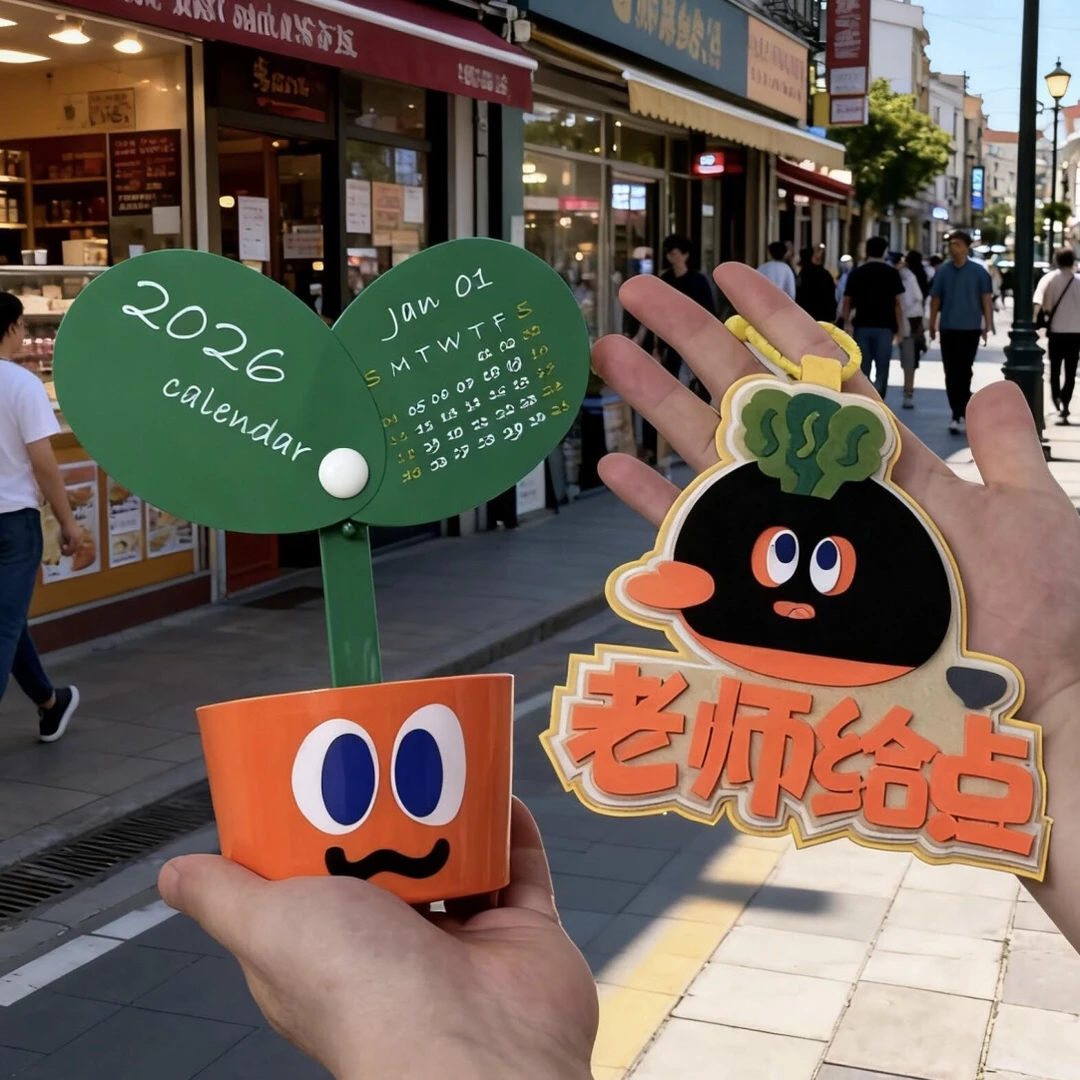 台历2026年创意卜卜日历桌面摆件五月天胡萝卜wmls周边