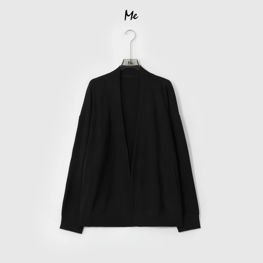 ME【雪绒开衫】天丝混纺云柔感高知老钱时尚百搭一手长外套MESA1801