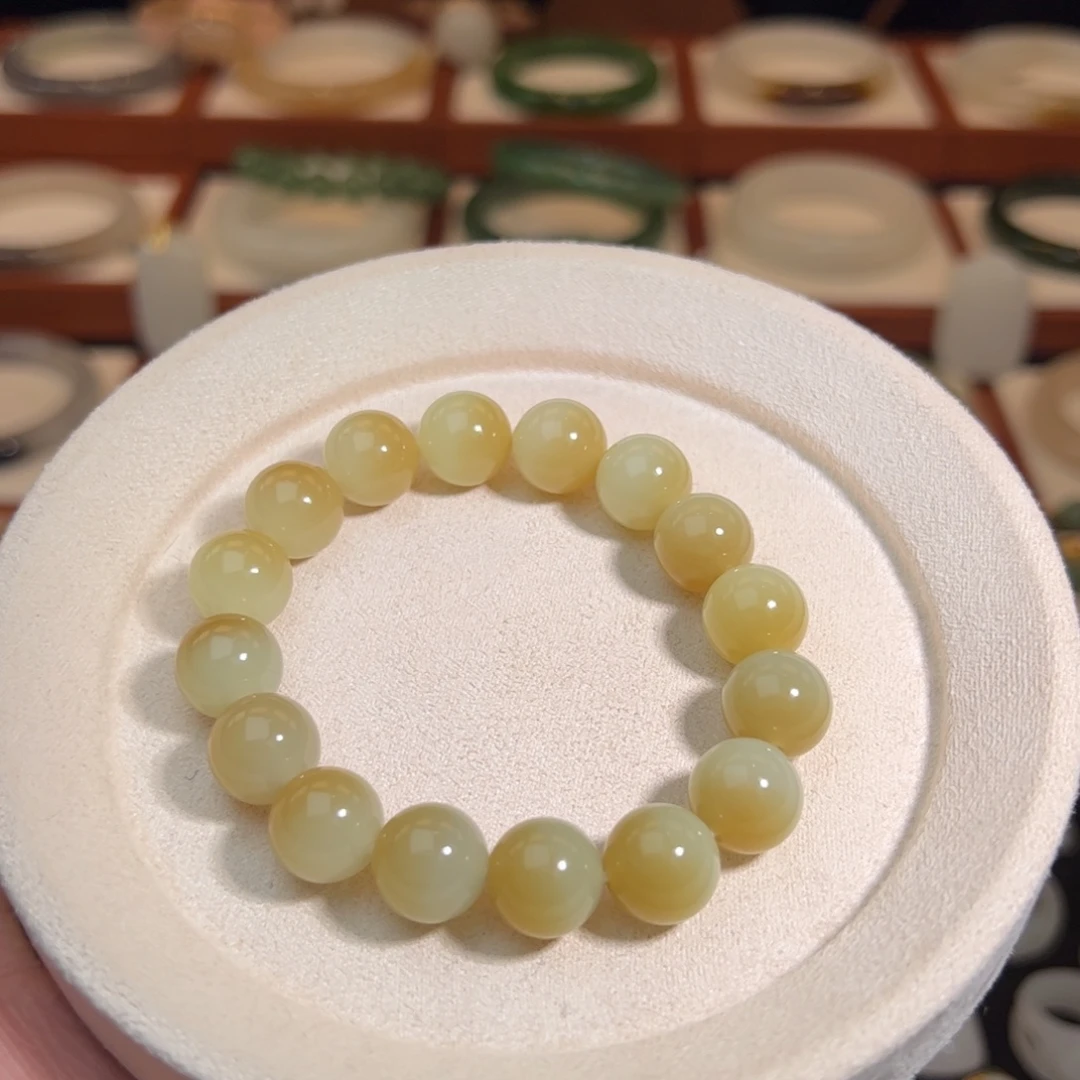 和田玉未镶嵌手链