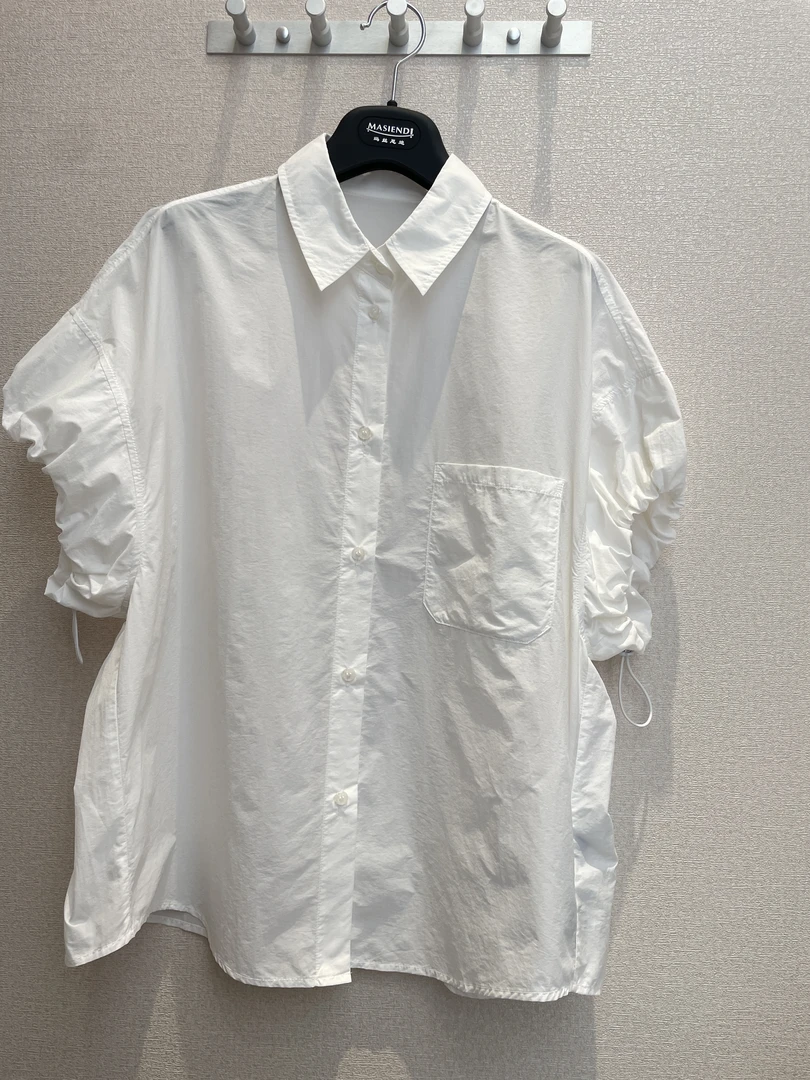 玛丝恩迪春夏款白色白衬衫