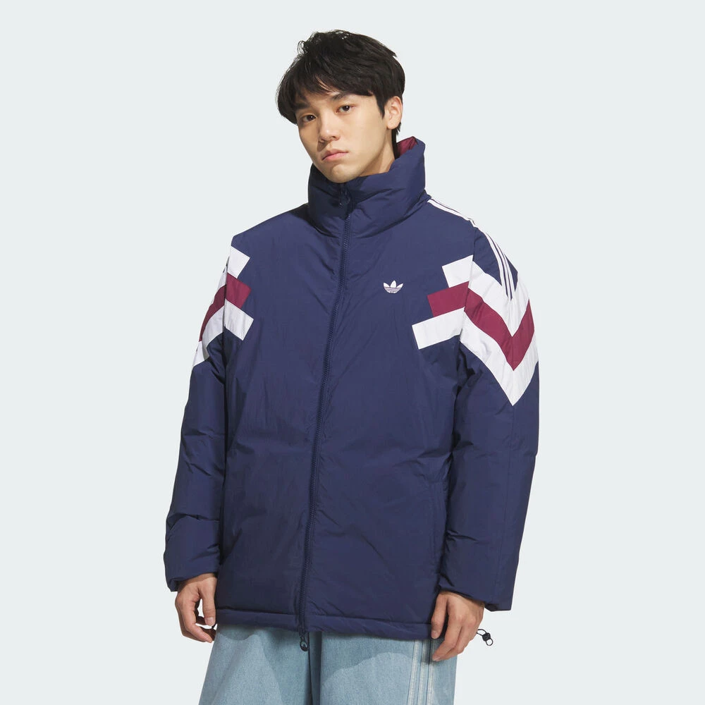 adidas阿迪三叶草2025冬男子时尚双面穿夹克GOTEBORG羽绒服KF9609