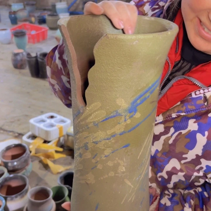 花盆粗陶紫砂透气 口径 高度