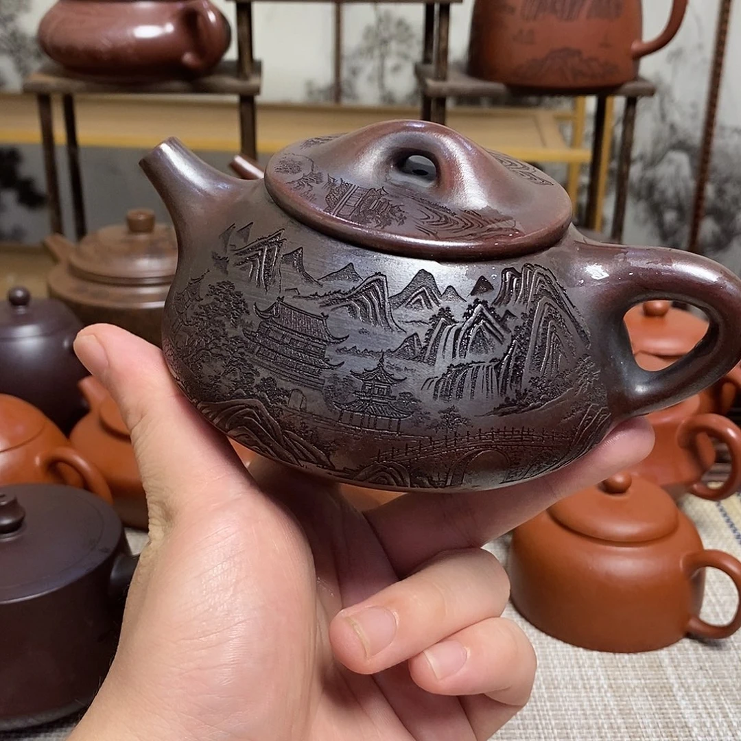 茶壶紫砂一**尘宜兴紫砂