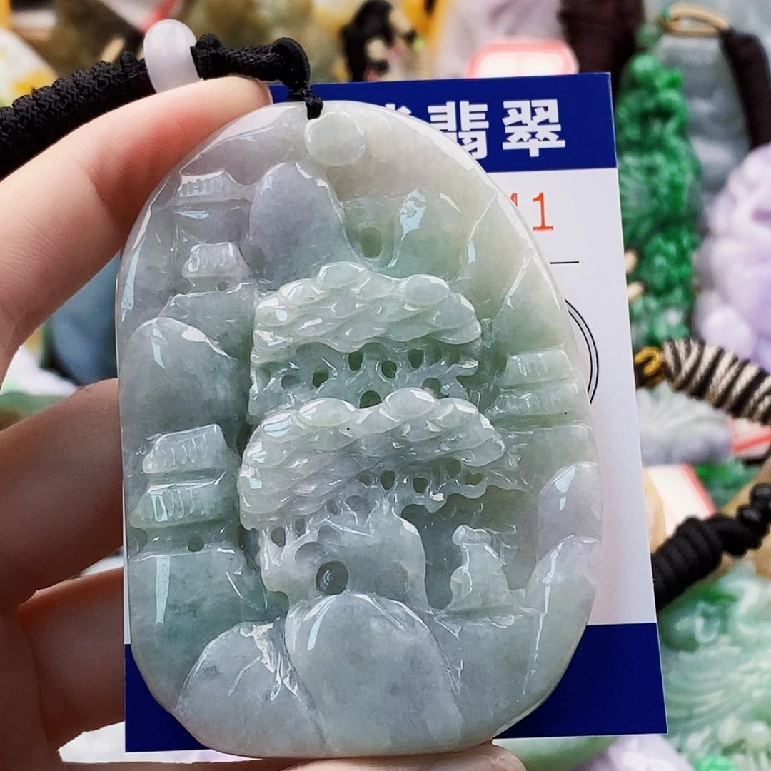 吊坠(不含链)未镶嵌翡翠