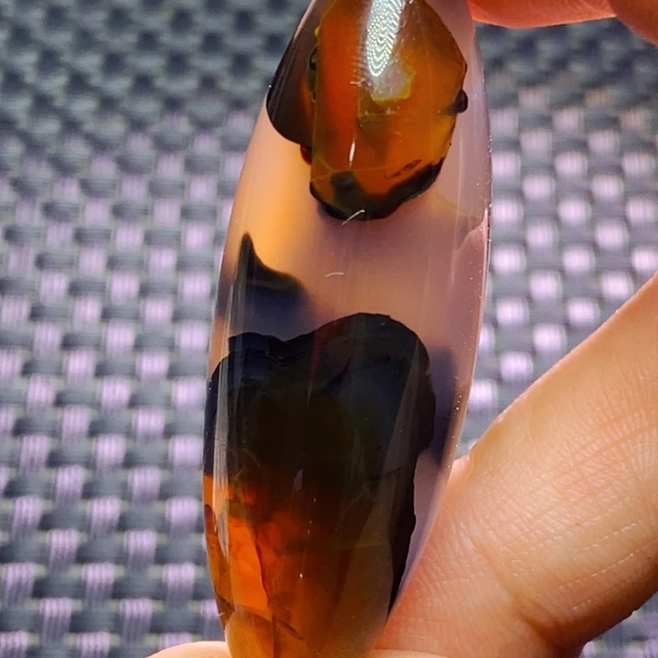 玛瑙/玉髓颈饰未镶嵌三***猫