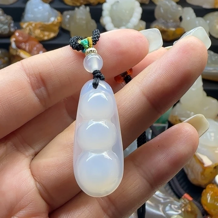 玛瑙/玉髓合金吊坠