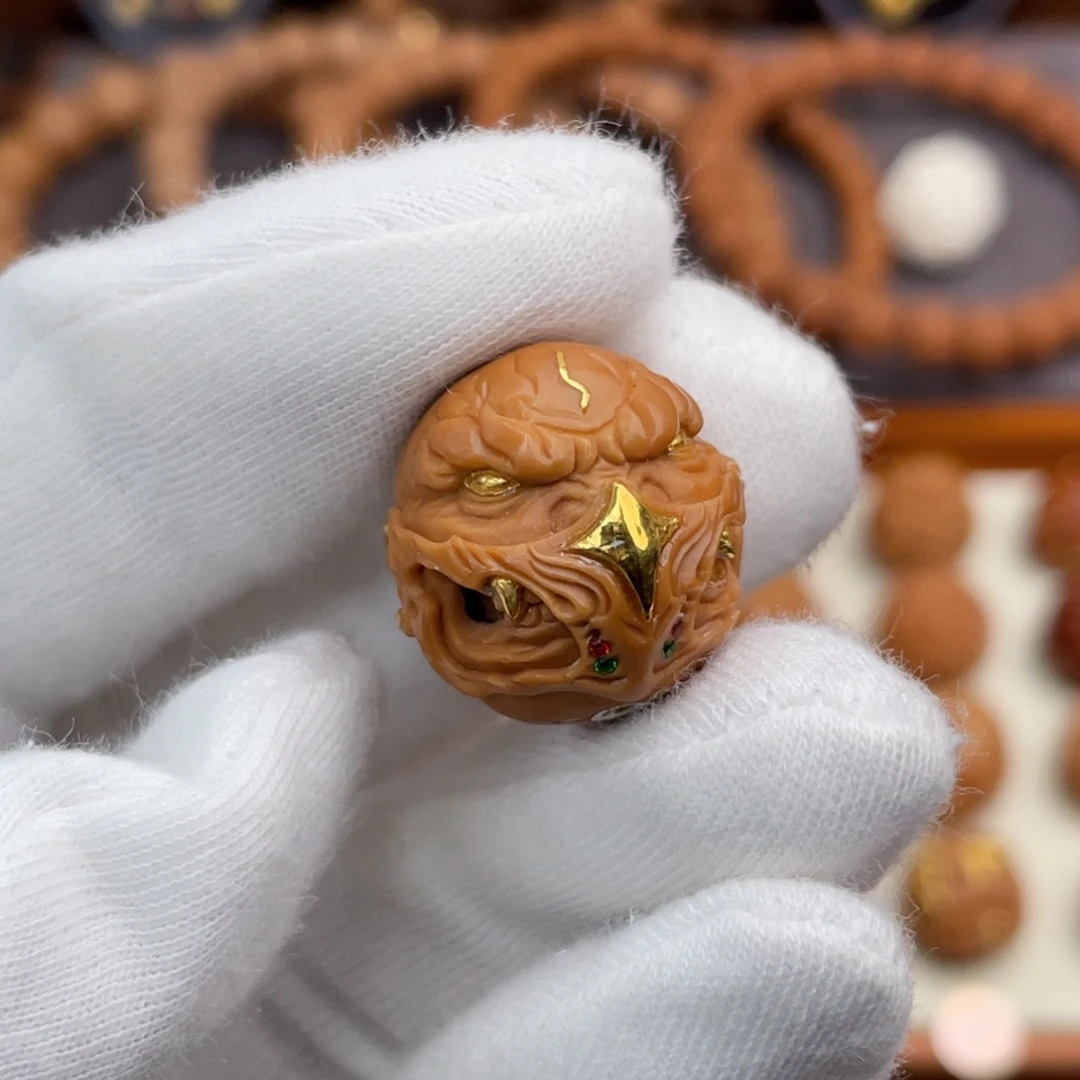 吊坠猴头核桃满工掩面恶僧