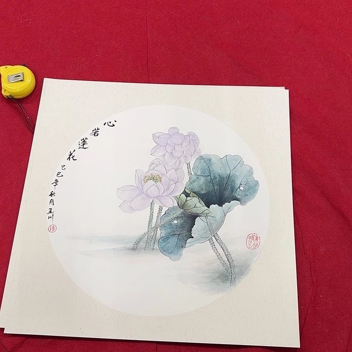 国画花鸟等图案为一体