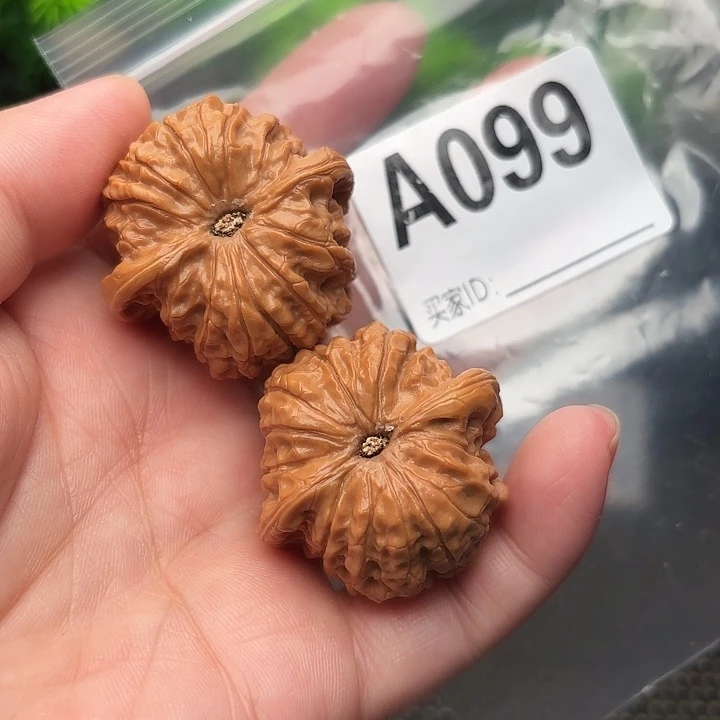 桃核把件核桃血麒麟36