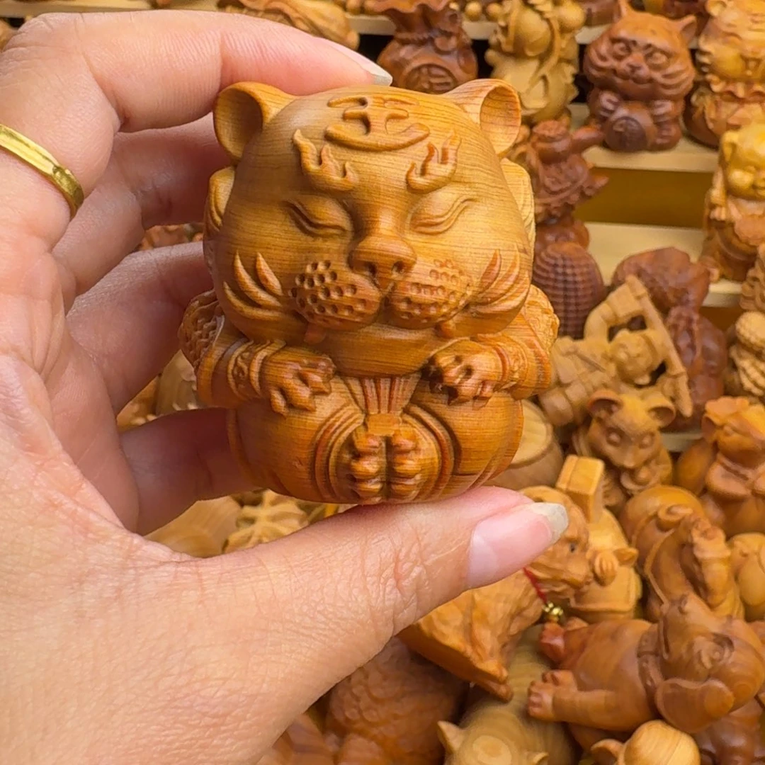 石***惊柏木（崖柏）崖柏将军虎，一物一拍