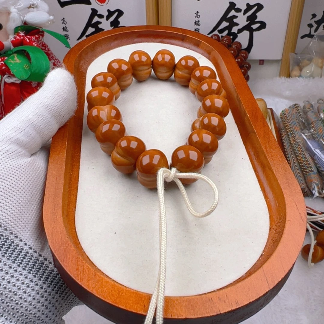 曲***秧猴头核桃手串大屁桃