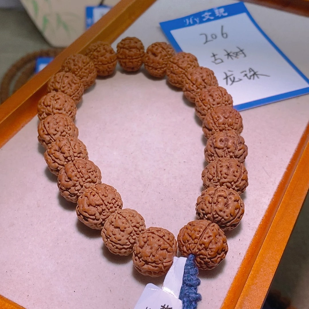 手串金刚菩提206古树龙珠17.5