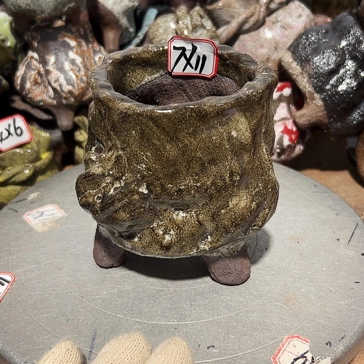 粗陶花盆制作就这样了，