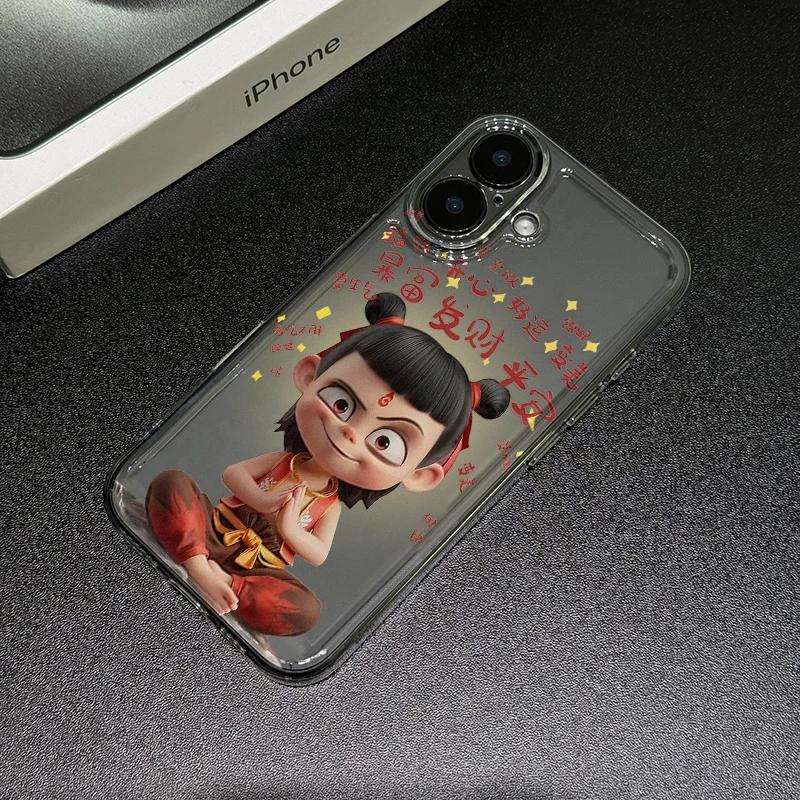 哪吒心想事成适用iPhone16/15手机壳苹果14华为vivo小米oppo防摔