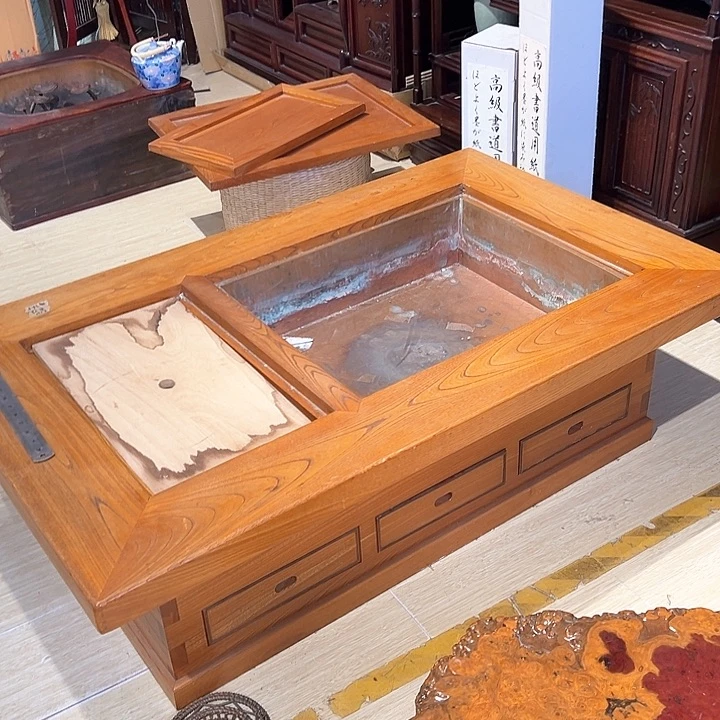 木中古工艺品摆件