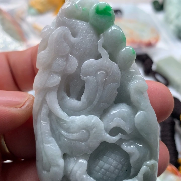 颈饰未镶嵌翡翠保真天然a货翡翠