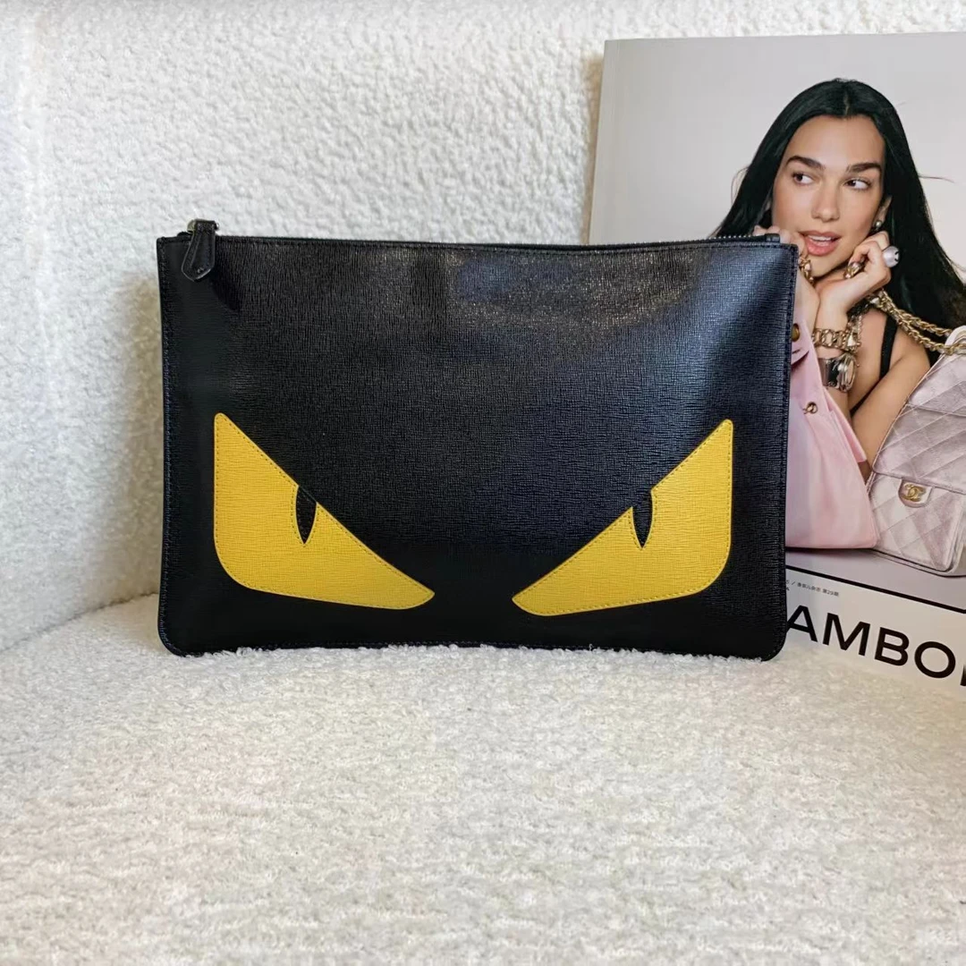 99新 FENDI/芬迪 壹臻/小怪兽手拿包 75442379