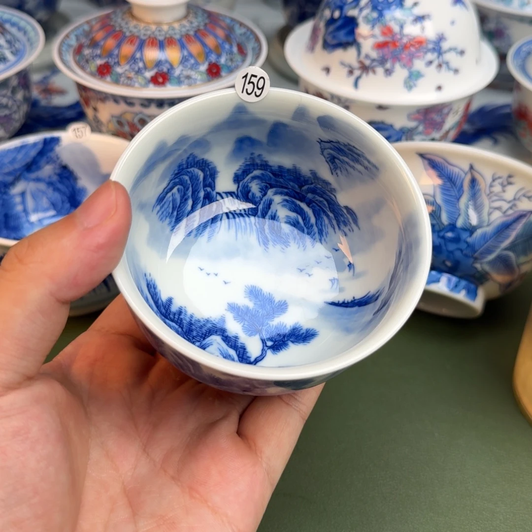 彦祖纯手工手绘茶具159