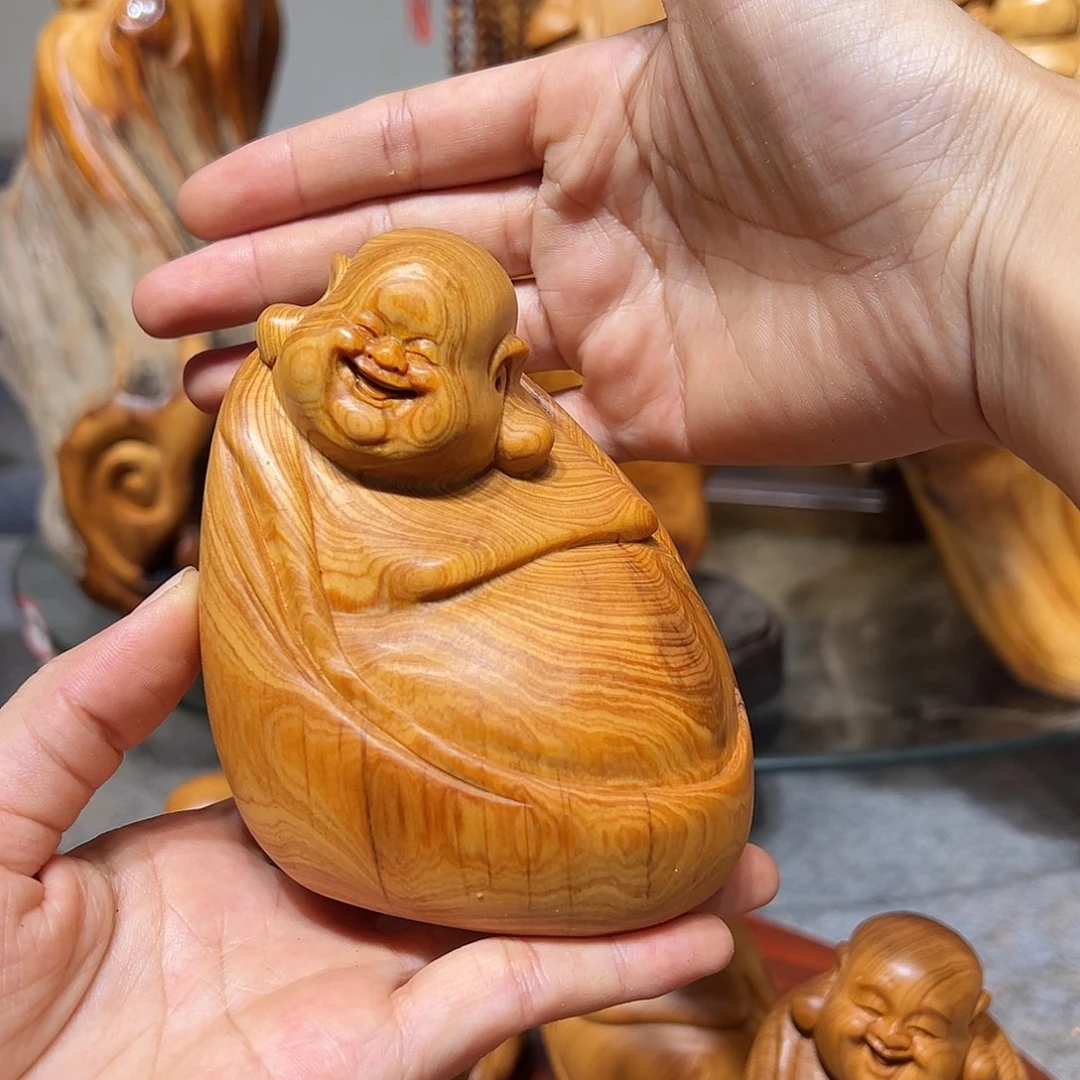 柏木（崖柏）怀**光崖柏木手把件摆件