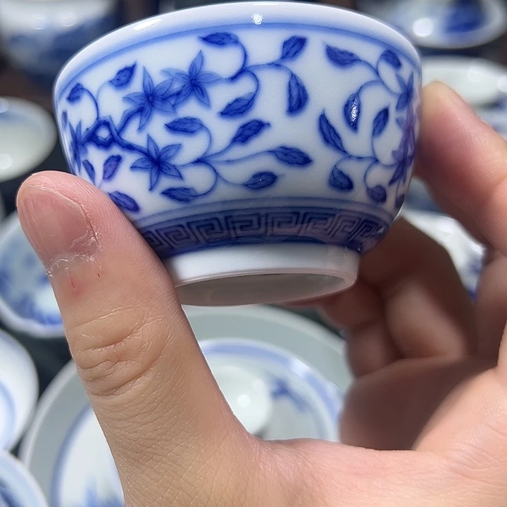 微瑕柴窑景德镇纯手工手绘
