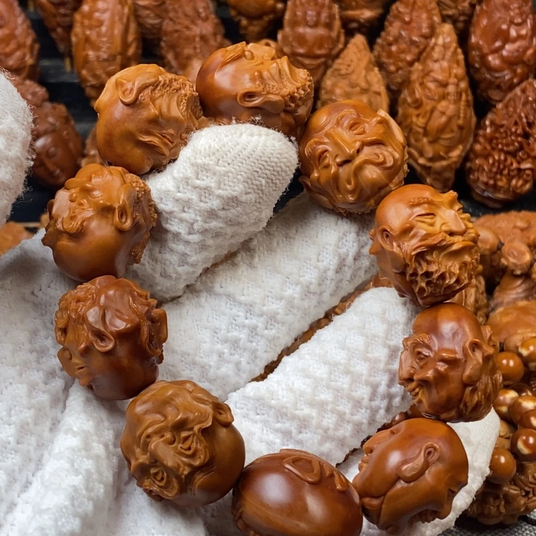 橄榄核手串/手链a***c核雕手串