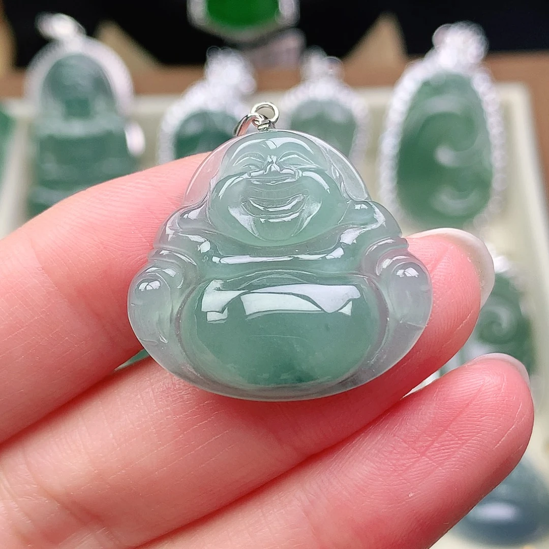翡翠未镶嵌颈饰吊坠