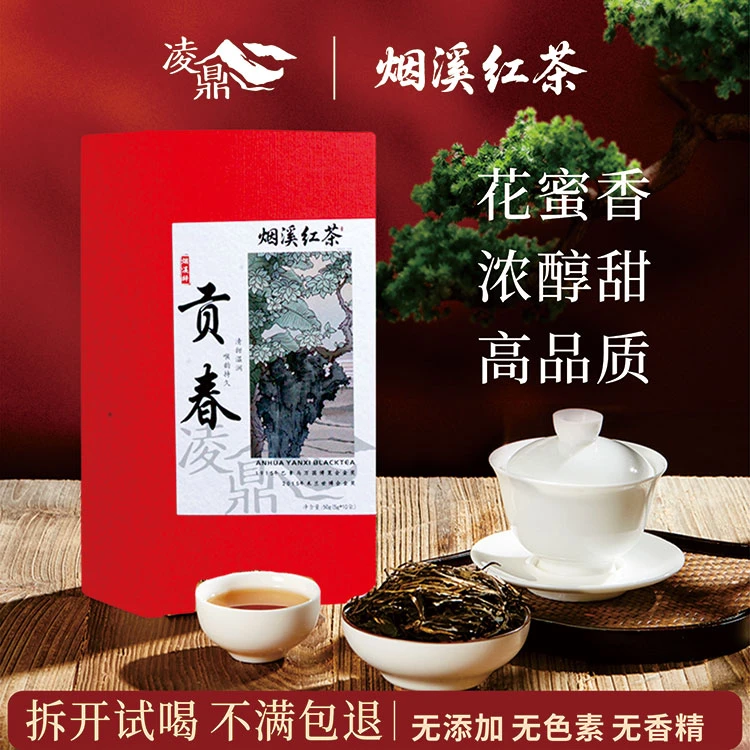 【贡春】头采茶叶湖南安化红茶烟溪产区芽头嫩尖花香红茶2025新茶