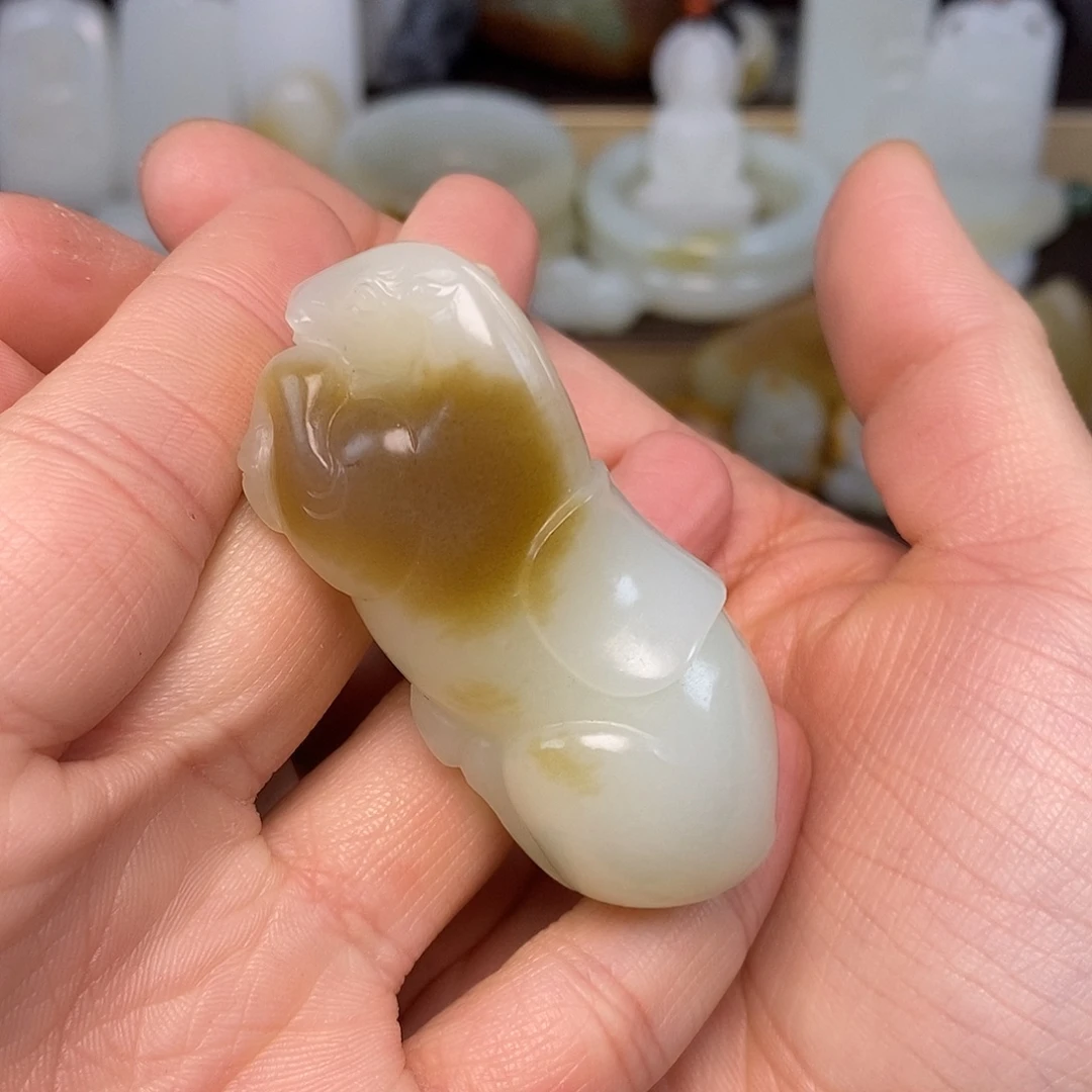 和田玉未镶嵌颈饰56